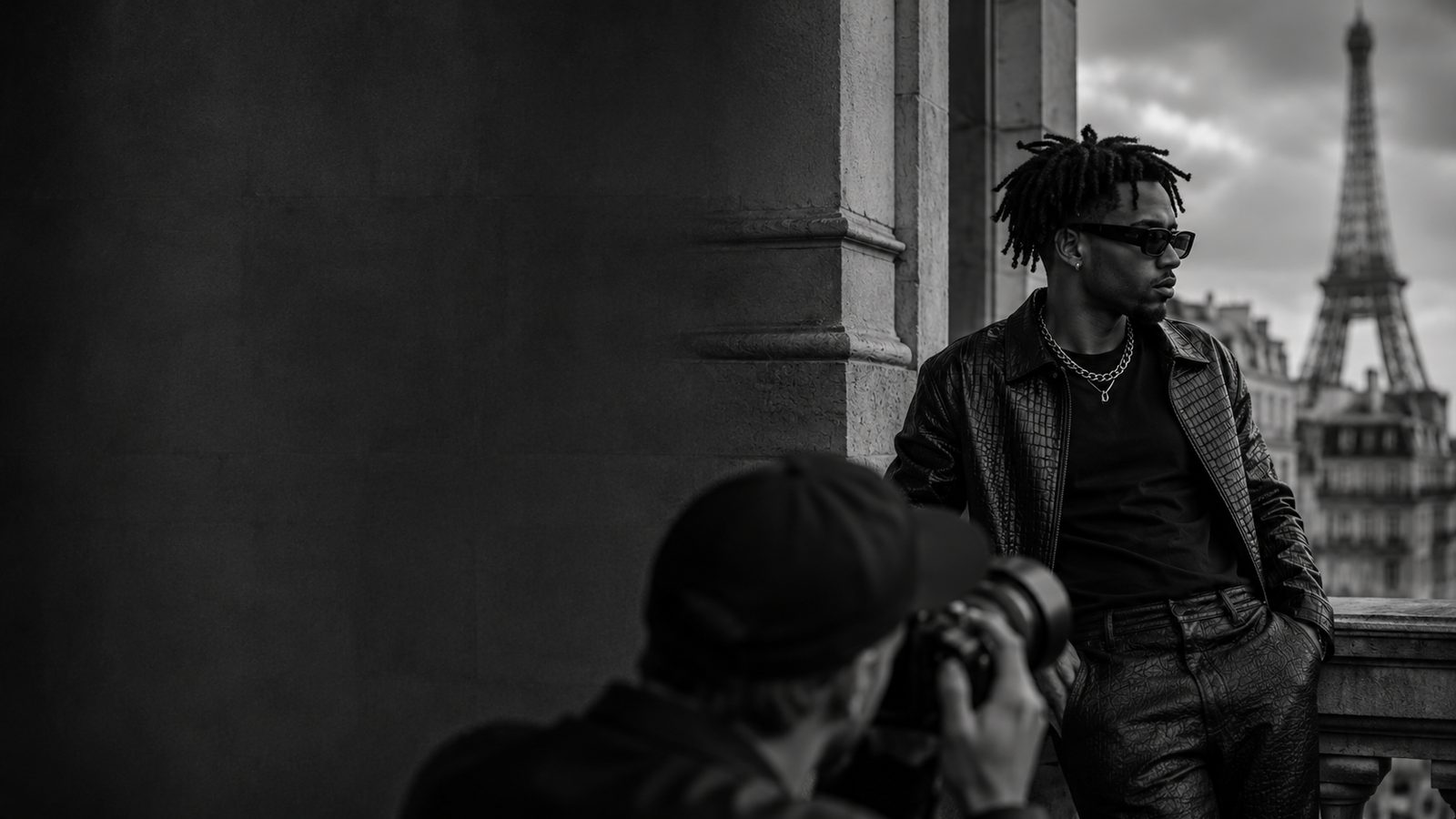 Shooting photo d’un artiste à Paris